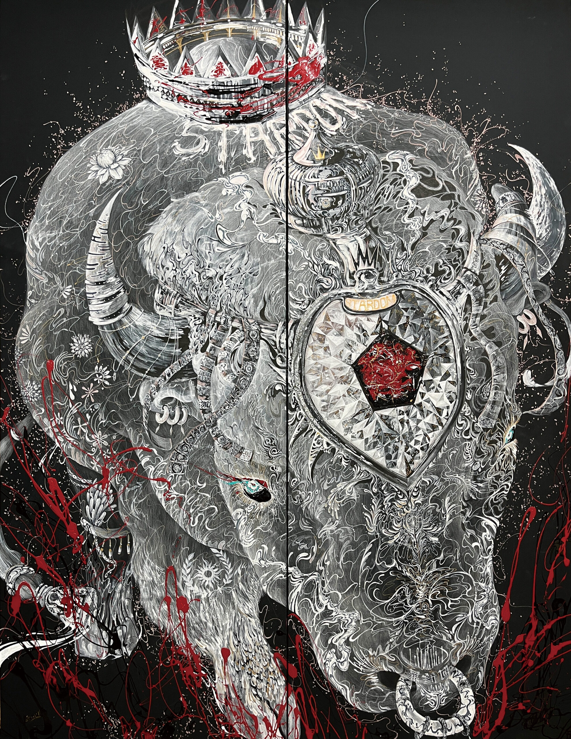 University Student ART Competition 2024
準グランプリ「凱旋」
船井 勇佑（日本画専攻）